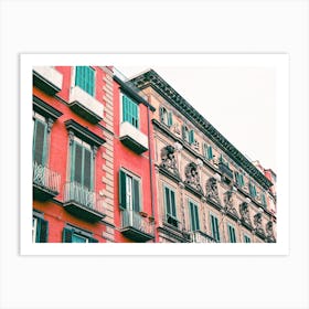 Colorful Buildings In Italy Art Print