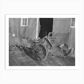 Manure Spreader, Emmet County, Iowa By Russell Lee Art Print