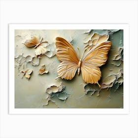 Beautiful Butterfly 3d Art Print