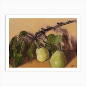 Melo Velo Pears Art Print