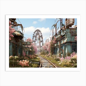 Abandoned Amusement Park 1 Art Print