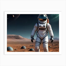 Lost In The Vast Expanse Of Space Art Print