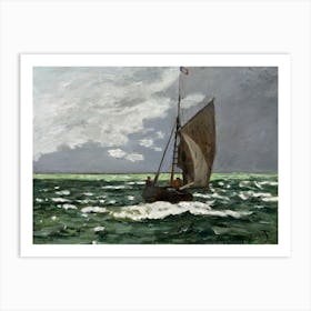 Seascape, Storm (1866), Claude Monet Art Print