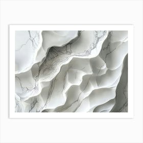 Abstract Marble Wall 2 Art Print