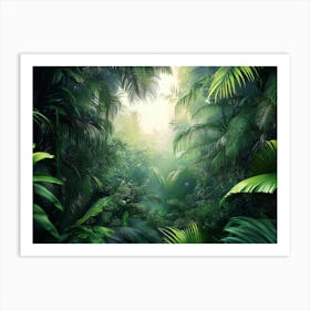 Tropical Forest Art Print