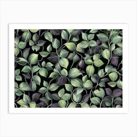 Ivy Leaves Art Print