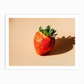 Strawberry - Strawberry Stock Videos & Royalty-Free Footage Art Print