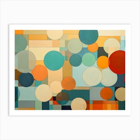 Abstract Circles 2 Art Print