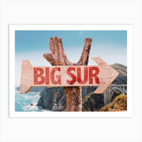 Big Sur Sign Art Print