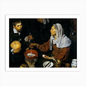 Diego Velázquez An Old Woman Cooking Eggs Art Print