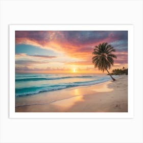 Sunset Paradise Art Print