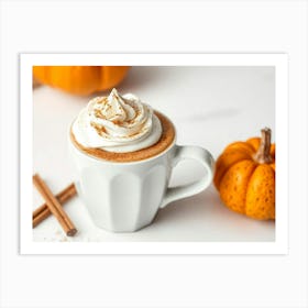 Pumpkin Spice Latte Art Print