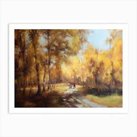 Autumn forest Art Print