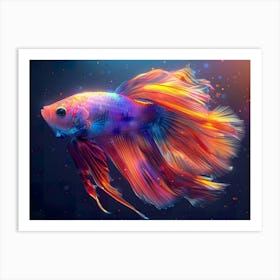 Siamese Catfish 5 Art Print