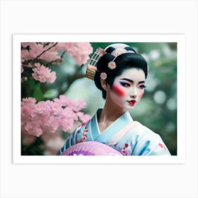Geisha 131 Art Print