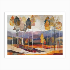 Aspen Trees 4 Art Print