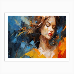 Portrait Of A Woman 6 Art Print