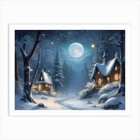 Winter's Night Art Print