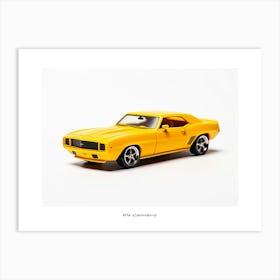 Toy Car 69 Camaro Yellow Poster Art Print