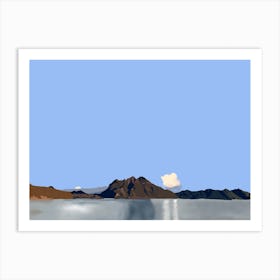 Indonesia, Komodo Natural Park, Landscape Art Print