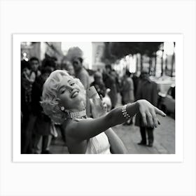 Sosie De Marilyn Monroe En 1985 Art Print