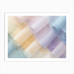 Watercolor Paper Background Art Print