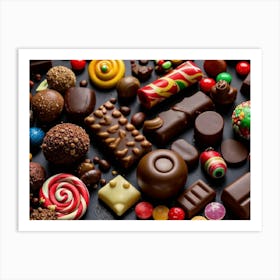 Chocolates 3 Art Print