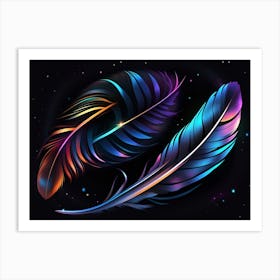 Feathers 5 Art Print