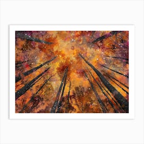 Autumn Forest 26 Art Print