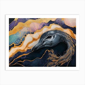 Abstract Marble 15 Art Print