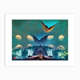 Dragons In The Sky Art Print