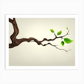 Branch   VECTOR ART Art Print