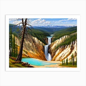 Yellowstone Falls 1 Art Print