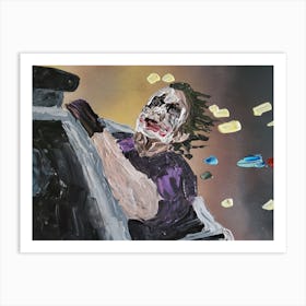 Joker Abstract Art Print