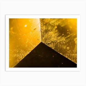 Yellow Gem Under The Microscope 1 Art Print