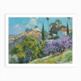 Hills Painting 1245 Art Print