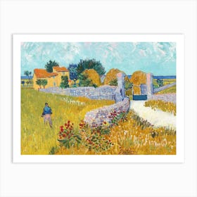 Van Gogh - Farm In The Countryside Art Print