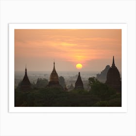 Sunrise Bagan 2 Art Print