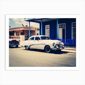 Classic Cars Cojimar Cuba Art Print
