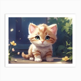 Cute Kitten 5 Art Print