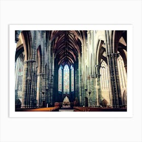 Inside Of A Cathedral 1 Art Print