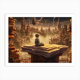 Joy Of Reading 7 Art Print