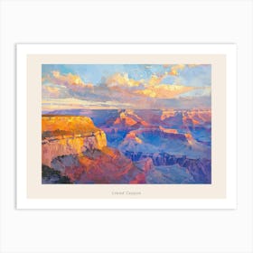 Western Sunset Landscapes Grand Canyon Arizona 2 Poster Art Print