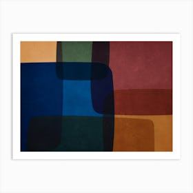 Colorful Modern Abstract Art Print