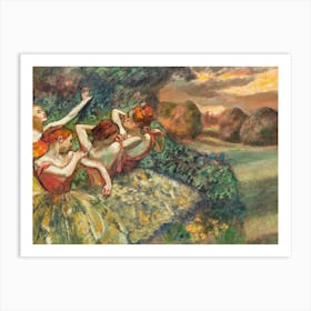 Four Dancers, Edgar Degas Art Print
