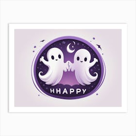 Happy Ghosts Art Print