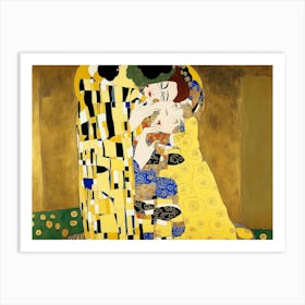 Kiss By Gustav Klimt 1 Art Print