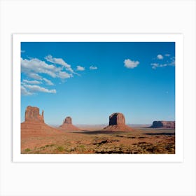 Monument Valley IV on Film Art Print