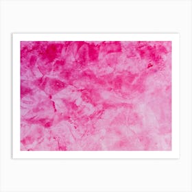 Pink Watercolor Painting 3 Art Print