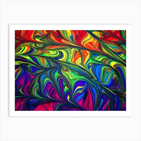 Abstract Painting 10 Art Print